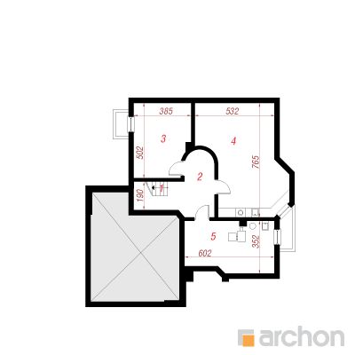  Maja bergamotipuudes (G2P) 0. korruse plaan